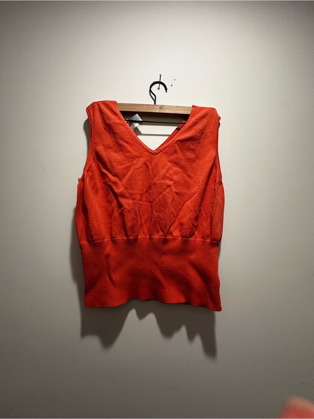 Button-Front Orange Cardigan Set - Picture 3 of 5
